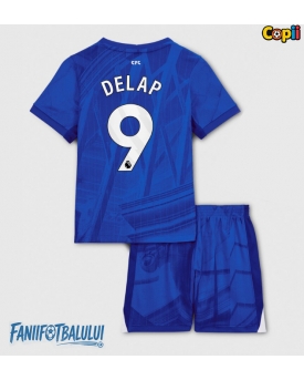 Chelsea Liam Delap #9 Echipament de Fotbal Replică 2025-26 Copii Acasa (+ Șorturi)